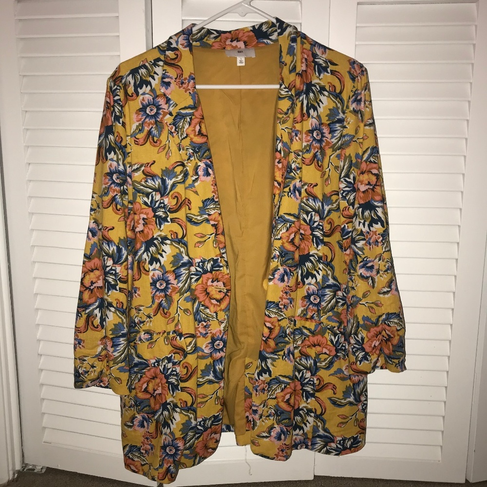 Floral Blazer
